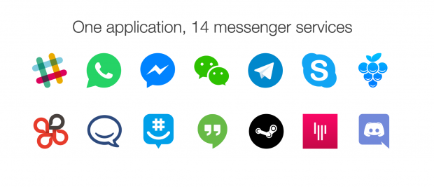16 Messenger-Dienste werden aktuell unterstützt. (Screenshot: Golem.de)